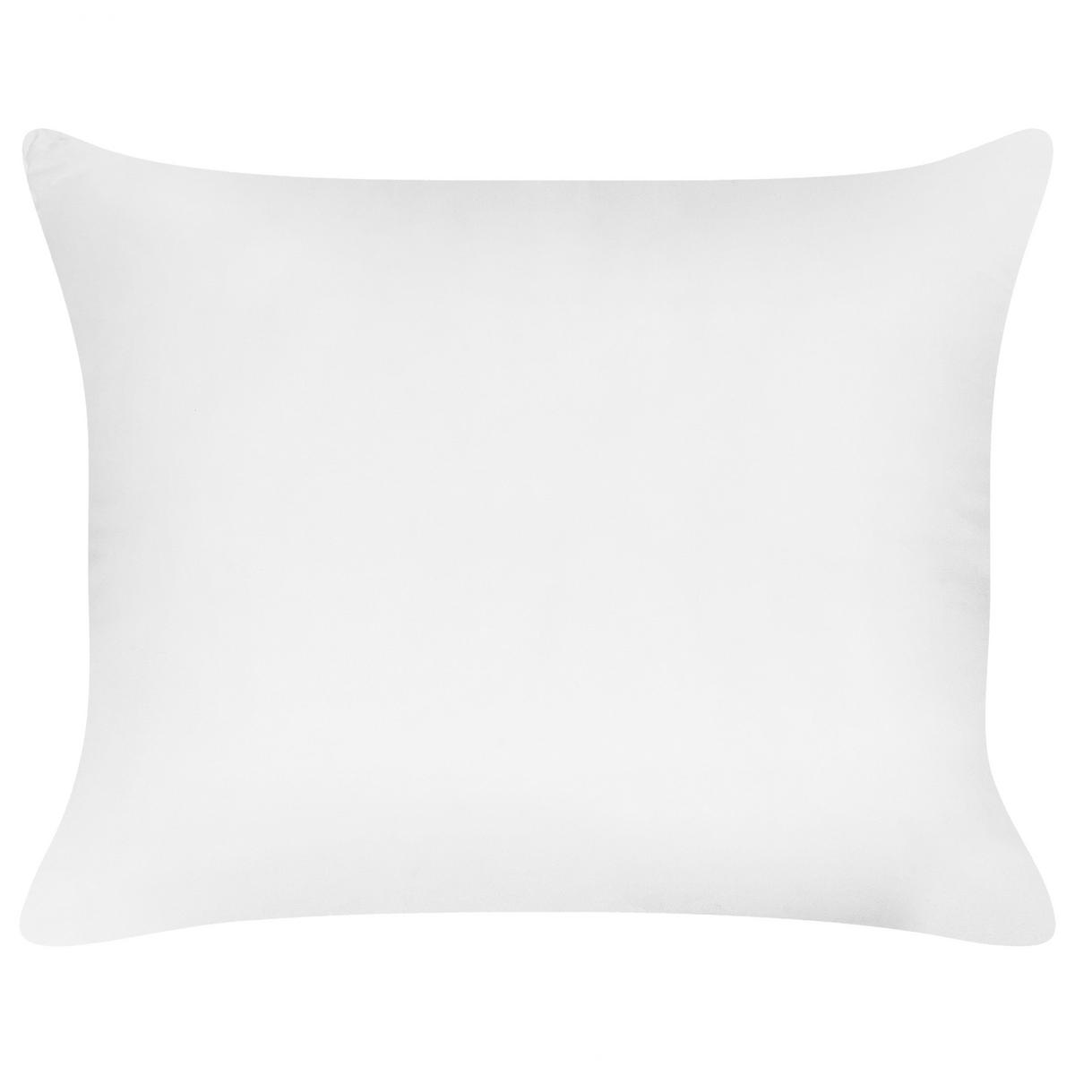 KISSEN 2er-Set Weiß 60/50 cm Triglav - Weiß, Textil (60/50cm) - Beliani