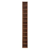 CD-REGAL Høyset - Walnussfarben, Holzwerkstoff (20/175/20cm) - [en.casa]