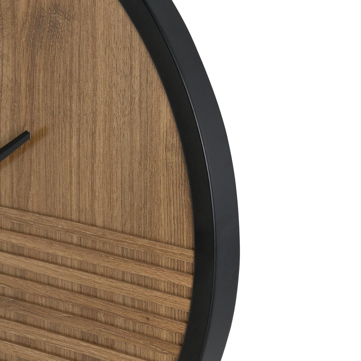 WANDUHR Braun Durtal - Schwarz/Braun, Kunststoff (60/60/3cm) - Beliani