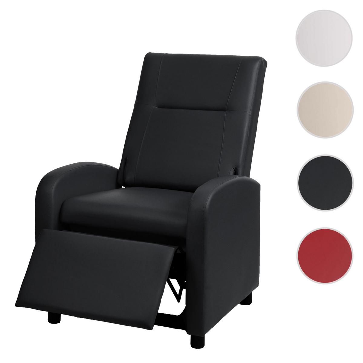 RELAXSESSEL Schwarz - Schwarz, Textil (70/99/75cm) - MCW