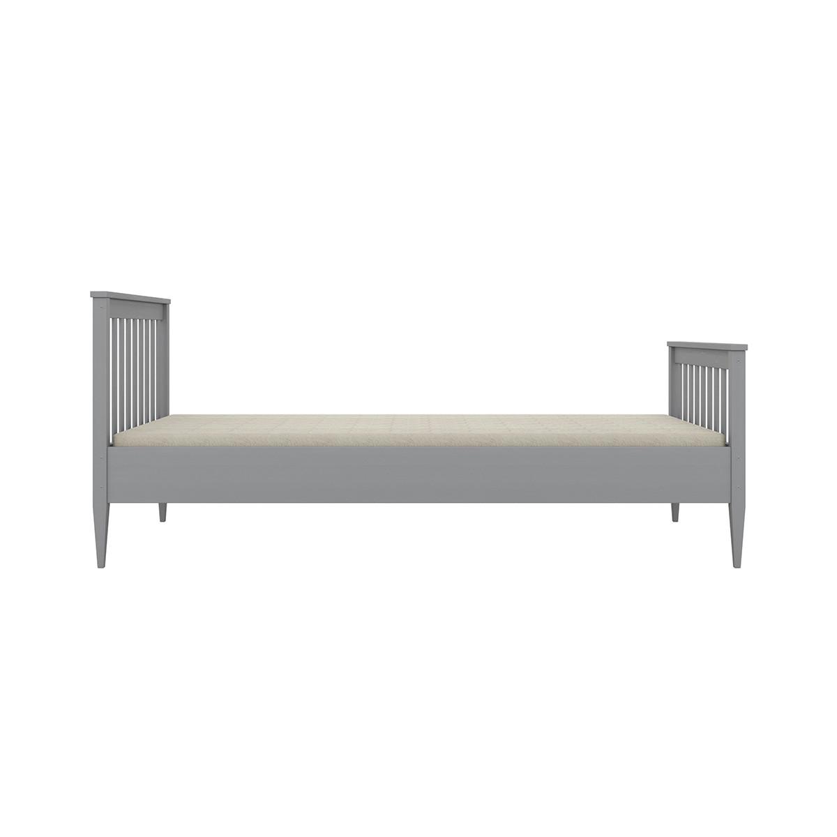 BETT 90/200 Ignas Grau - Grau, Holz (90/200cm) - Petits-meubles
