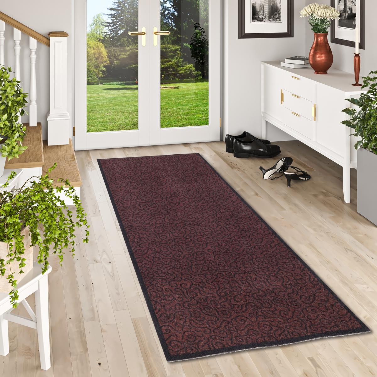 LÄUFER KÜCHENLÄUFER TEPPICH SUPERCLEAN - Braun, Textil (45/145cm) - Pergamon