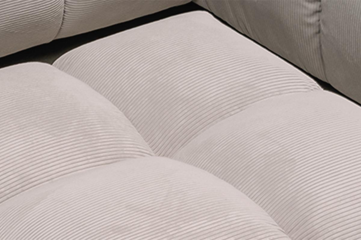 DREHSESSEL VIVIEN Silber Cord Drehbar (360°) - Silberfarben/Schwarz, Kunststoff/Textil (112/85/108cm) - KAWOLA