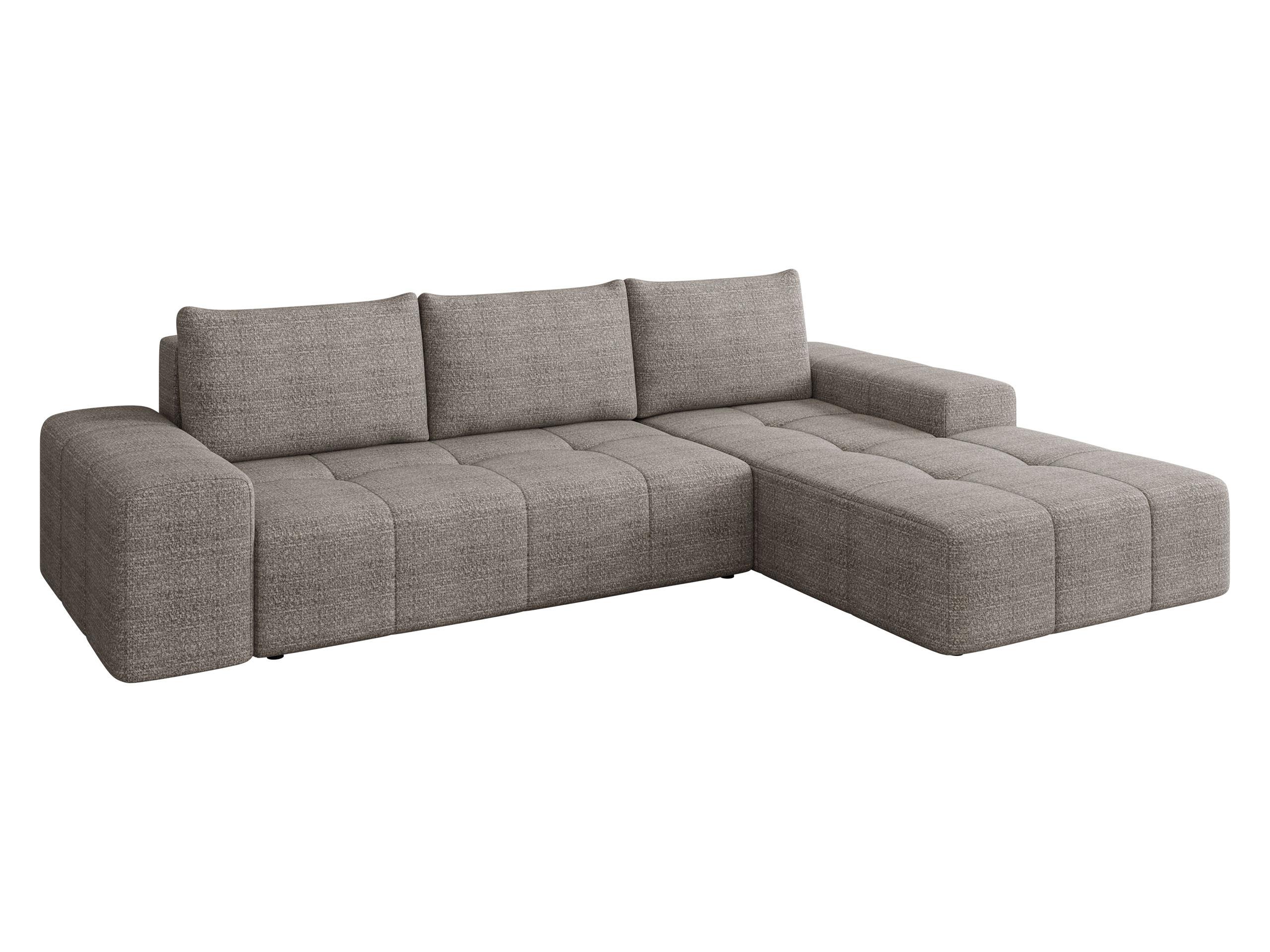 ECKSCHLAFSOFA Tonseo L, Seite: Rechts - Kastanienfarben/Schwarz, Holz/Kunststoff (173/275cm) - MIRJAN24