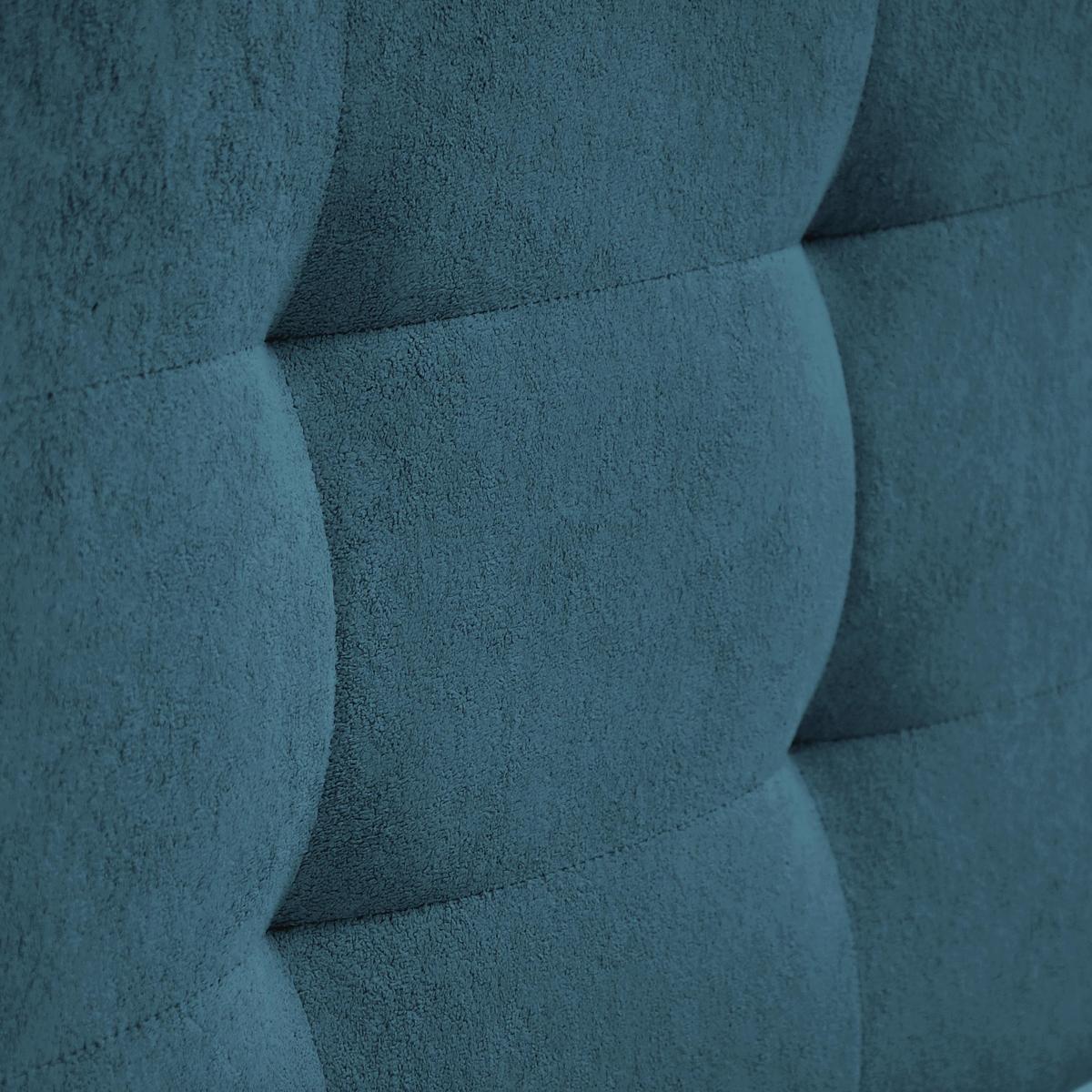 ECKSCHLAFSOFA Vinci mit universelle Ottomane, Dunkelblau - Buchefarben/Dunkelblau, Textil (236/151cm) - Beautysofa