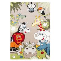 KINDER TEPPICH FARO SAFARI BUNT TIERE - Multicolor, Textil (160/230cm) - Pergamon