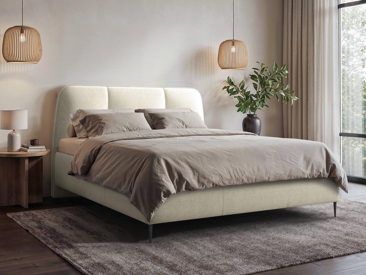 POLSTERBETT Oasis - Beige/Schwarz, Holz/Holzwerkstoff (160/200cm) - MIRJAN24