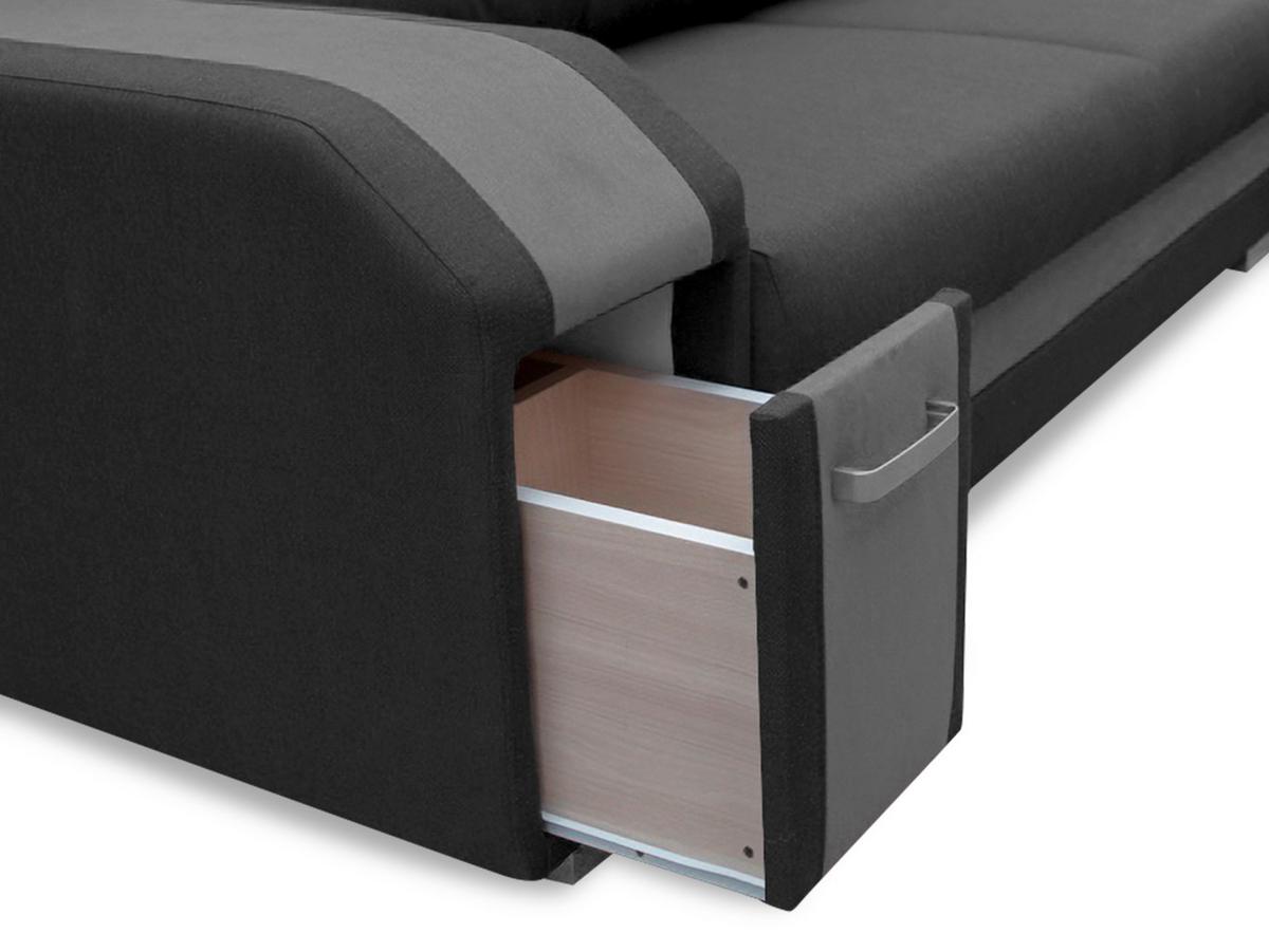 ECKSOFA Assan, Seite: Rechts - Chromfarben/Greige, Holz/Kunststoff (305/205cm) - MIRJAN24