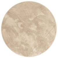 HOCHFLOR LANGFLOR TEPPICH SUPER SOFT MELIA RUND - Beige, Textil (120/120cm) - Pergamon