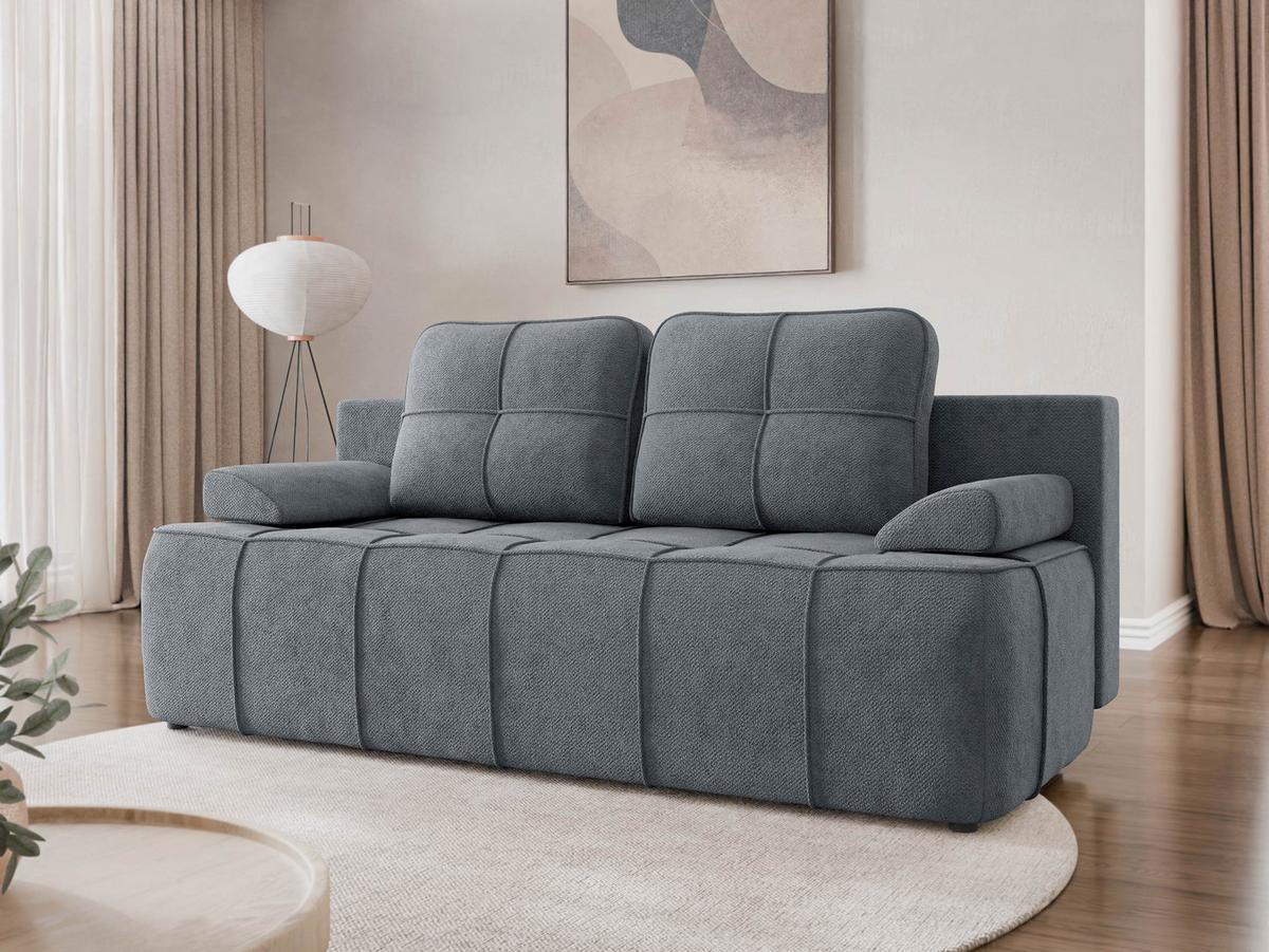 SCHLAFSOFA Lover - Schwarz/Grau, Holz/Kunststoff (202/95/95cm) - MIRJAN24