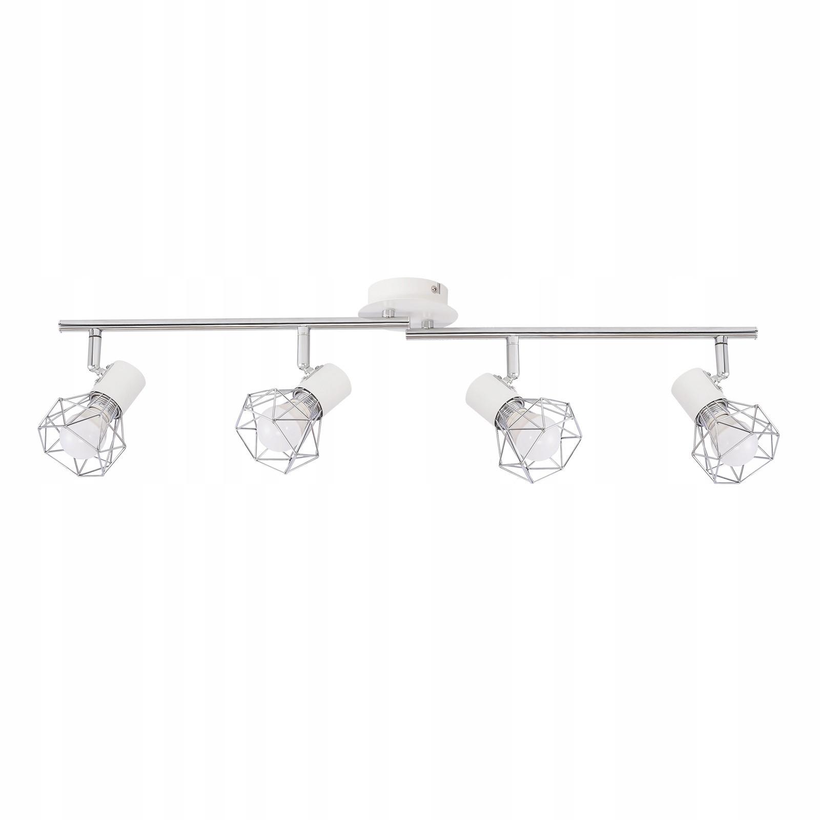 DECKENSTRAHLER Chloris 4-flammig 71/10/20 cm - Weiß, Metall (71/10/20cm) - Nettlife