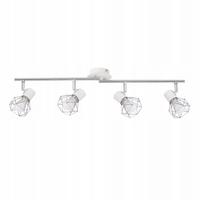 DECKENSTRAHLER Chloris 4-flammig 71/10/20 cm - Weiß, Metall (71/10/20cm) - Nettlife
