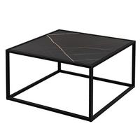 COUCHTISCH Schwarz - Schwarz, Holz (70/70/40cm) - COSTWAY