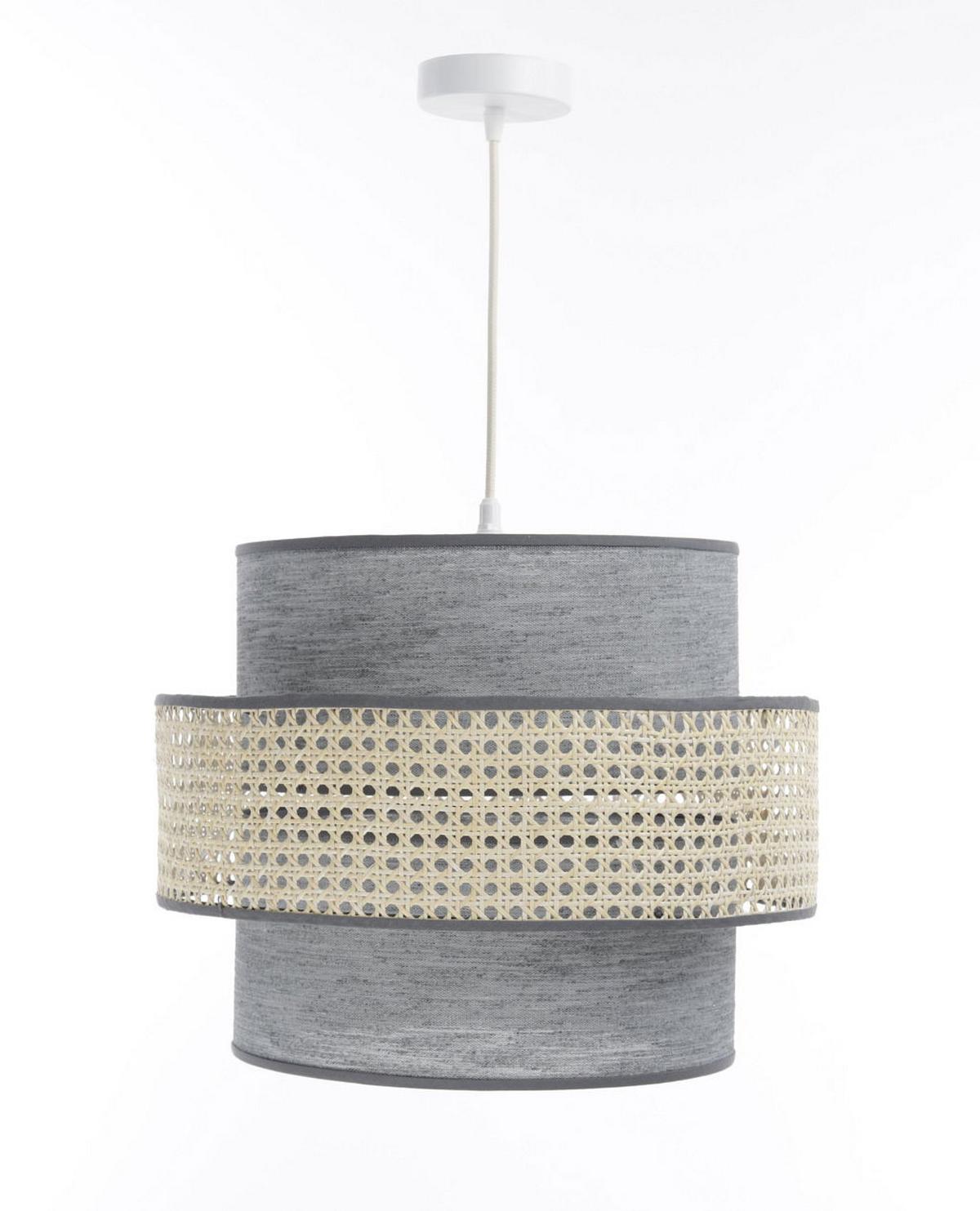 HÄNGELEUCHTE Grau 40/35 cm - Beige, Kunststoff (40/1/35cm) - ONZENO