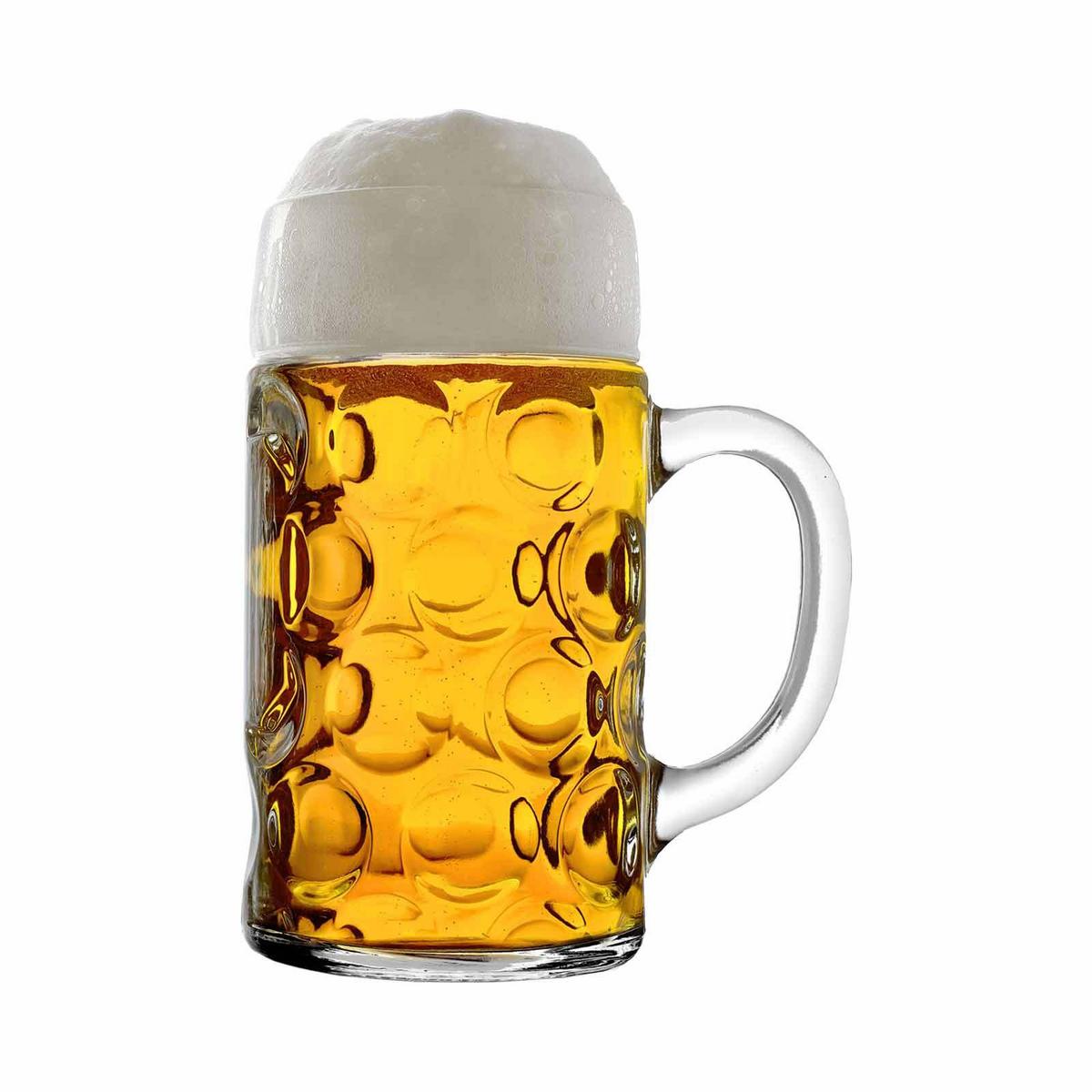 BIER- & MASSKRÜGE-SET Isar transparent 0,5l + 1l 12er Set - Transparent, Glas (0.001L) - Stölzle Lausitz
