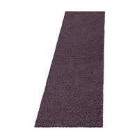 TEPPICH Hochflor SPREE in Violett, einfarbig, 80 x 250 cm - Lila, Textil (80/250cm) - KADIMA DESIGN