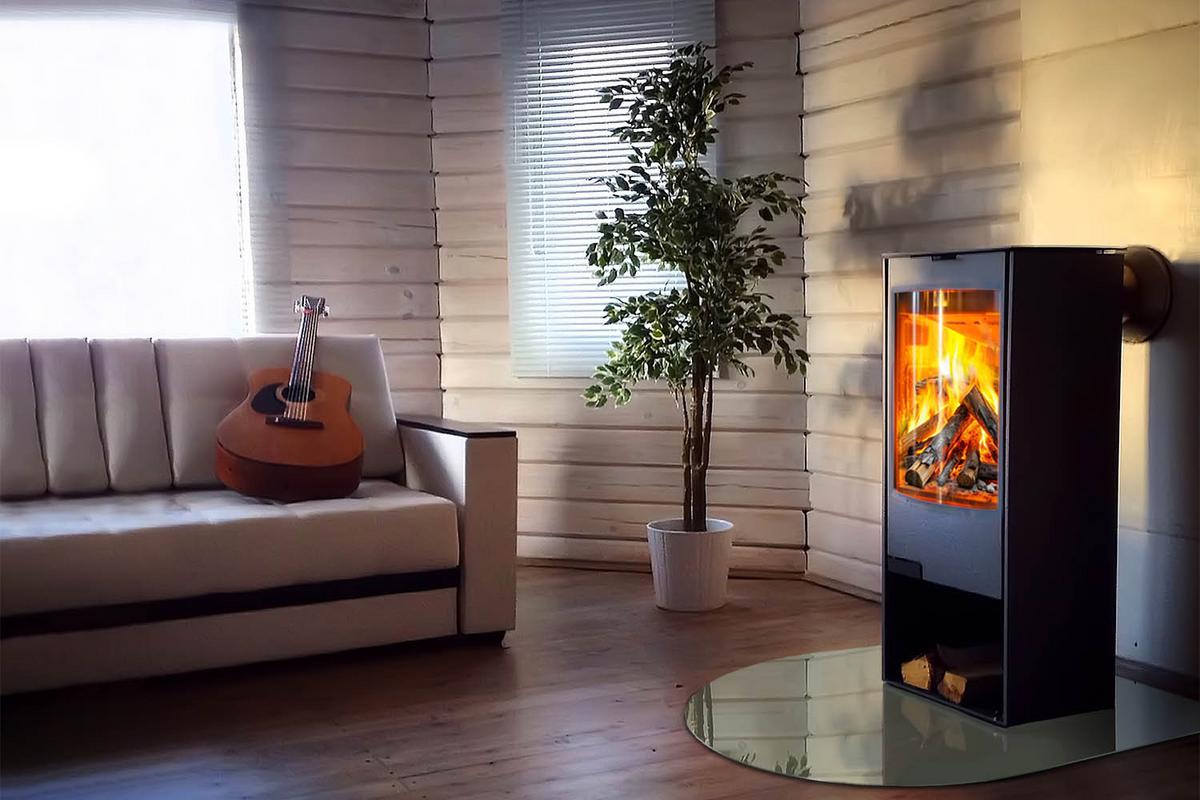 GLASPLATTE für Kamin 100x100 cm - Grün, Glas (100/100/0.4cm) - TULUP