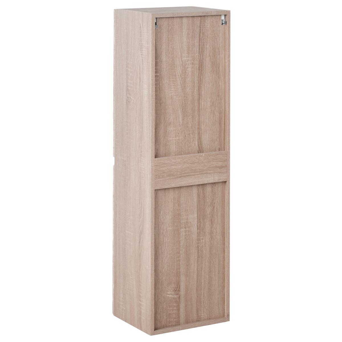 BAD-WANDSCHRANK 35 cm Hellbraun Urucu - Hellbraun/Braun, Holzwerkstoff (35/120/30cm) - Beliani