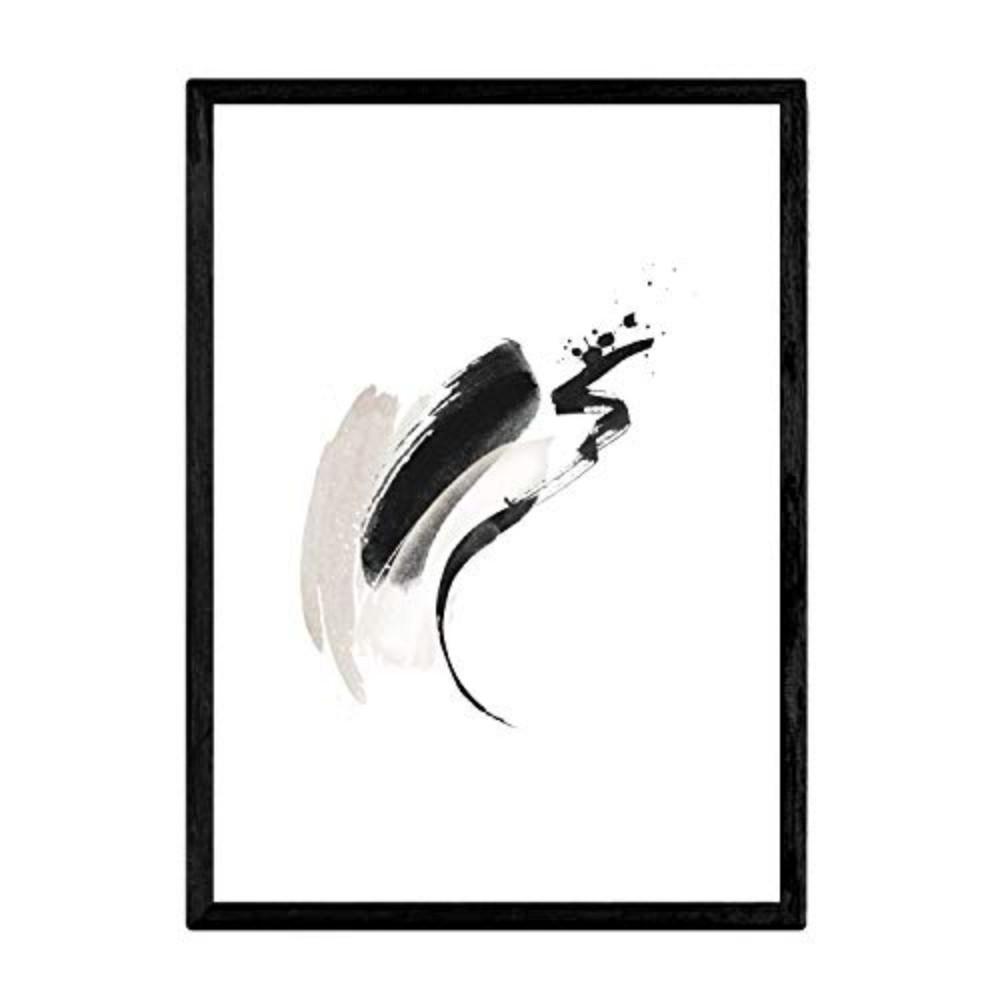 POSTER Abstrakte Kunst A4 Rahmenlos - Klar, Papier (29.7/5/21cm) - Nacnic
