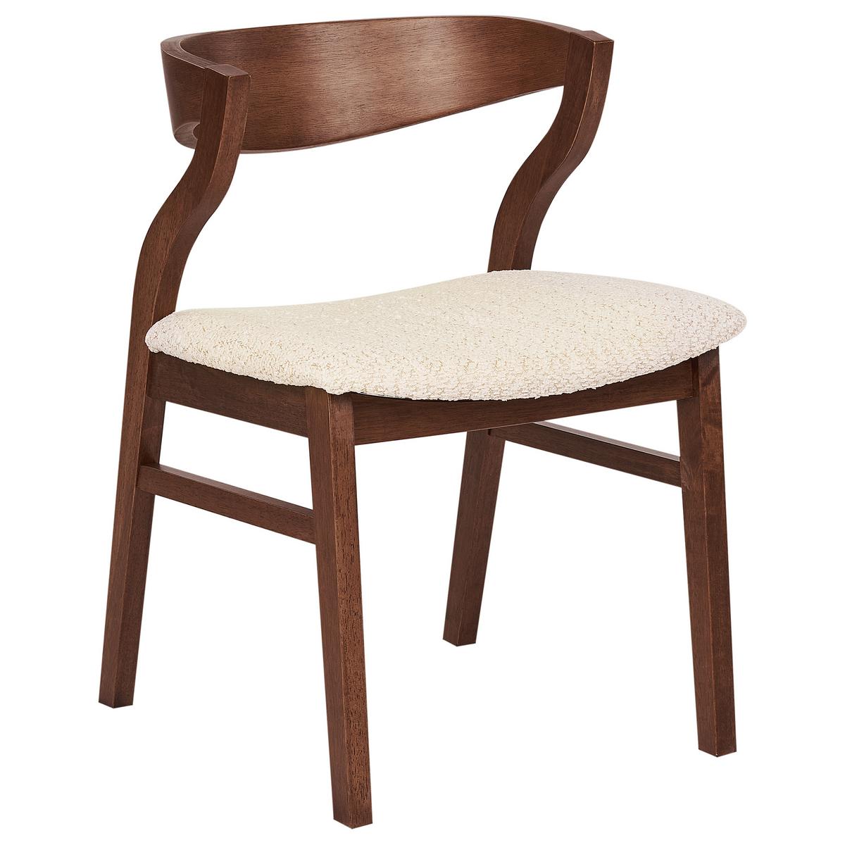 ESSZIMMERSTUHL 2er-Set Holz Hellbeige Maroa - Beige, Holzwerkstoff (51/72/46cm) - Beliani