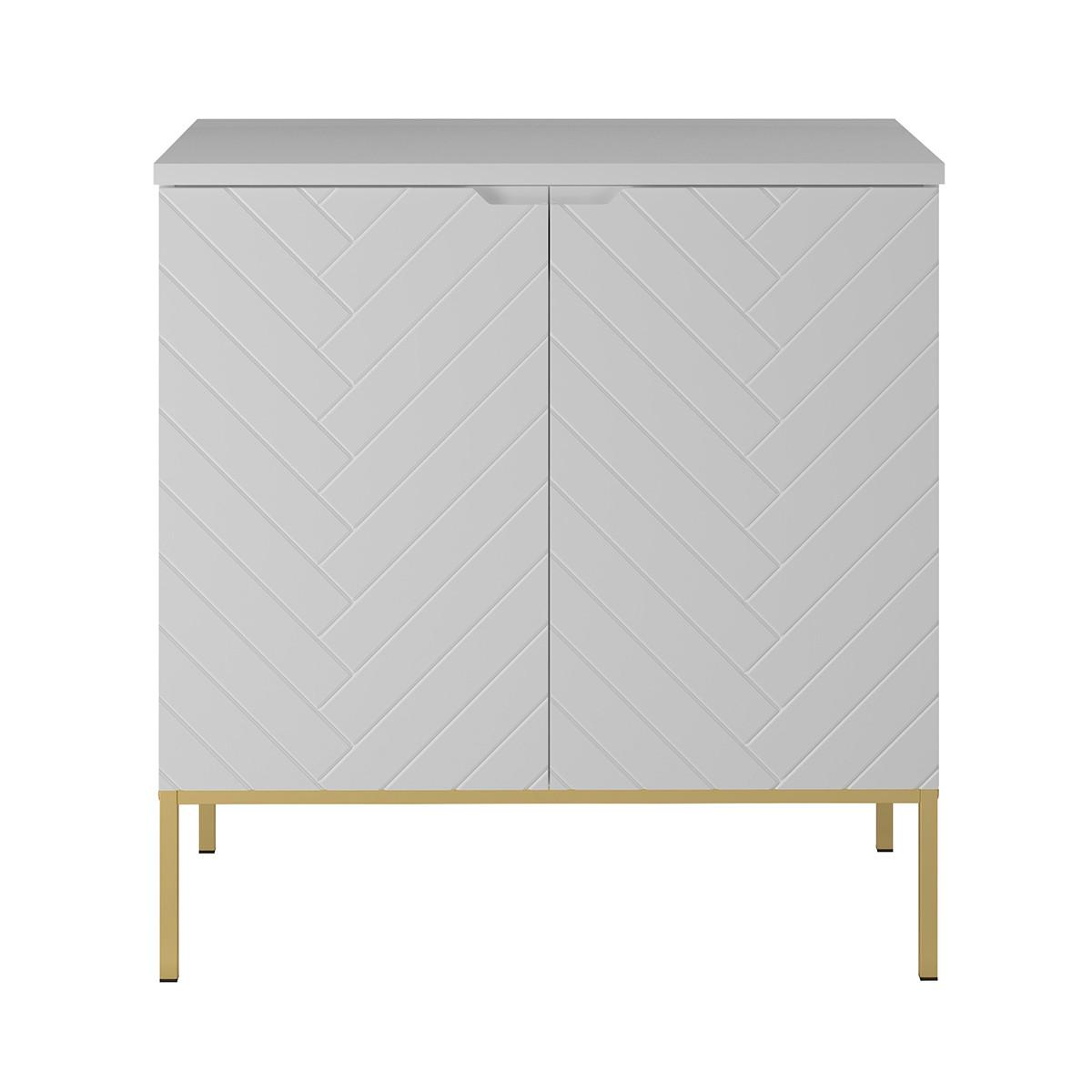WASCHTISCHUNTERSCHRANK 80.6cm Daria Weiß - Weiß, Holzwerkstoff (80.6/84.2/46.5cm) - Petits-meubles