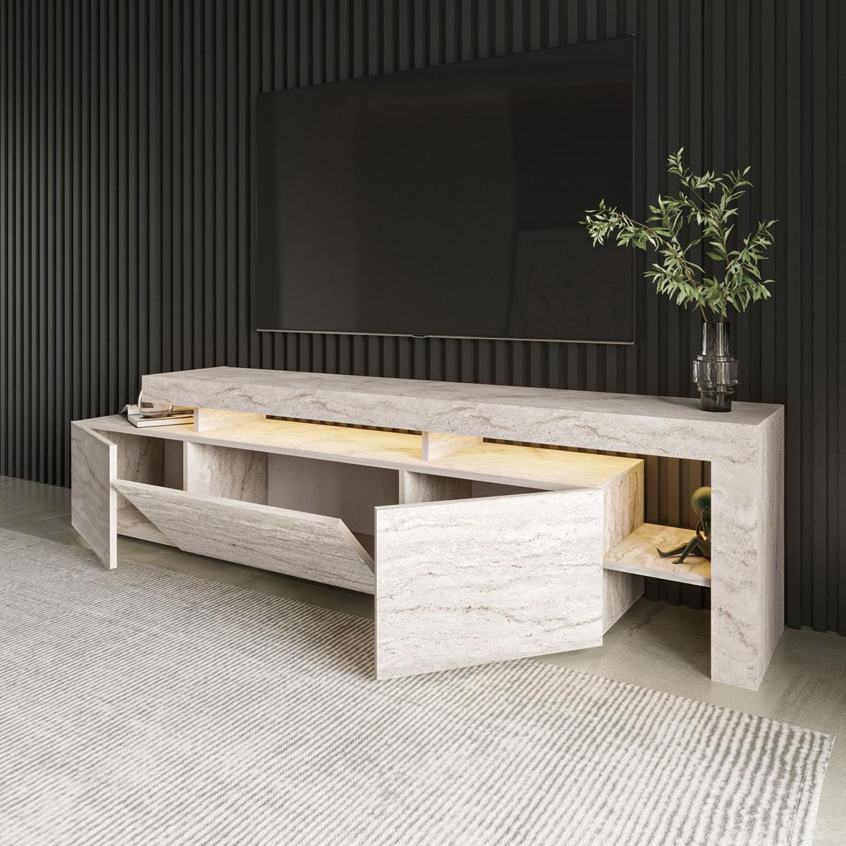 TV-MÖBEL beliz beige - Beige, Holz (37/53/192cm) - Habitat Garten