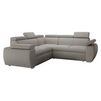 ECKSOFA Boston Maxi - Chromfarben/Greige, Holz/Textil (260/260cm) - MIRJAN24
