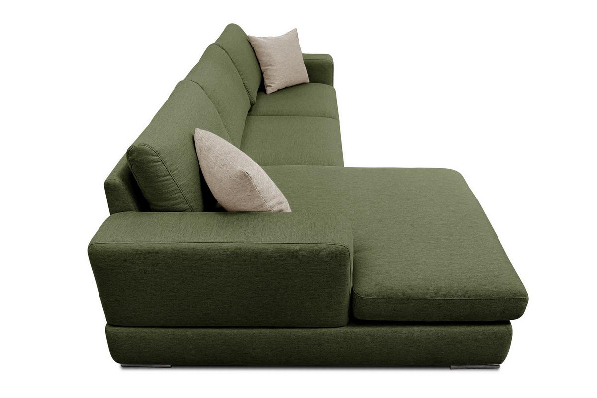ECKSOFA OTTO 4-Sitzer, grün - Grün, Holzwerkstoff/Textil (159/279cm) - Wozimo
