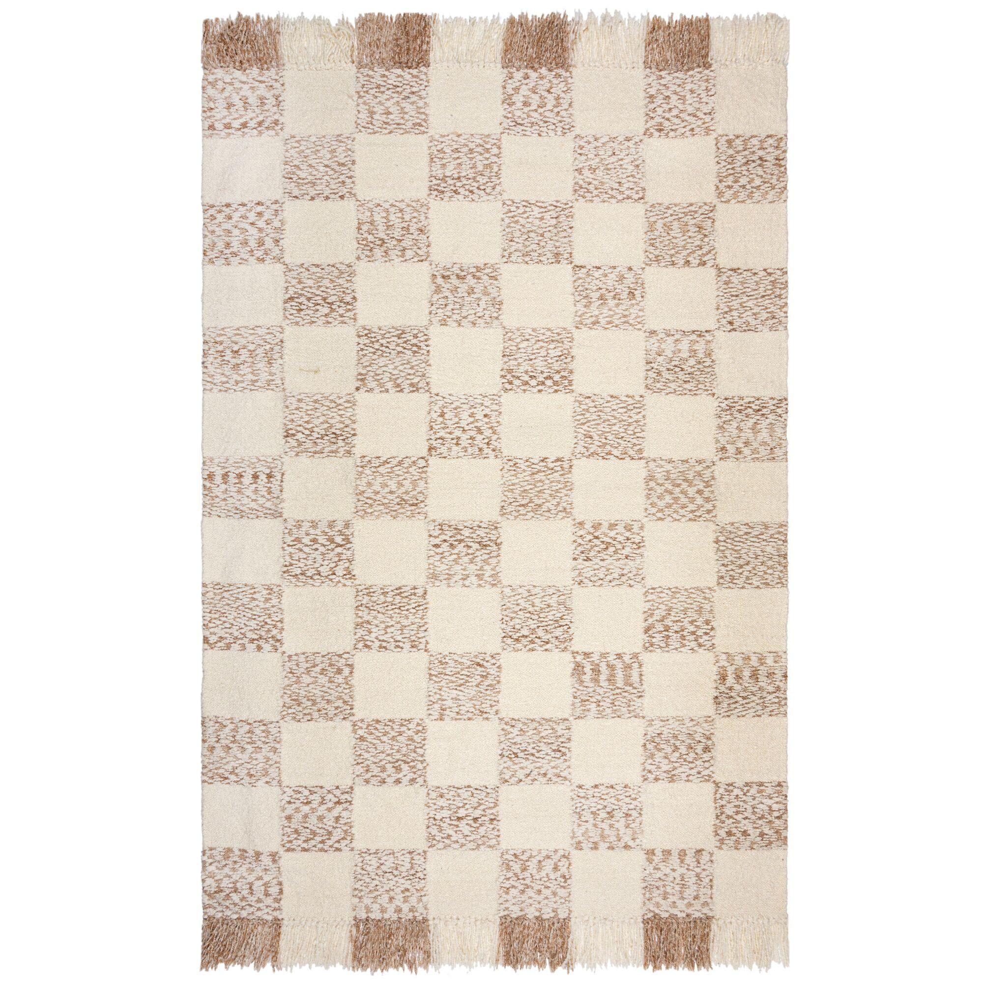 TEPPICH handgewebt VYNE, geometrisch, Beige-Natur, 200 x 300 cm - Beige, Textil (200/300cm) - KADIMA DESIGN