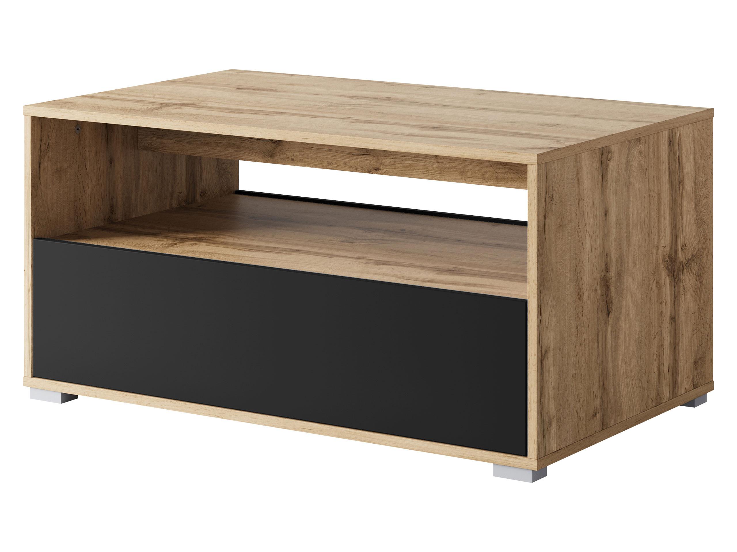 COUCHTISCH Nairobi II S02 - Eiche Wotan/Graphitfarben, Holzwerkstoff/Kunststoff (55/90/45cm) - MIRJAN24