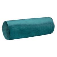 NACKENROLLENHÜLLE Samt&Sonders petrol 40/15 cm - Petrol, Textil (15/40cm) - beties Heimtextil
