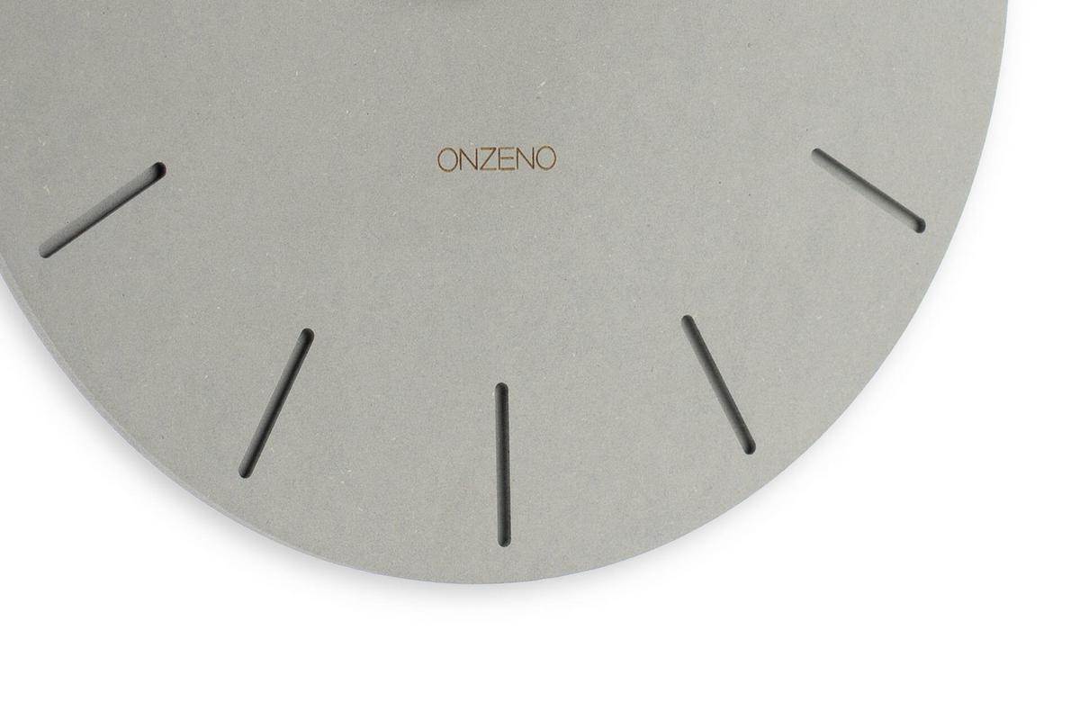 WANDUHR Design Grau 29/29 cm - Grau, Holzwerkstoff (0.4/29/1cm) - ONZENO