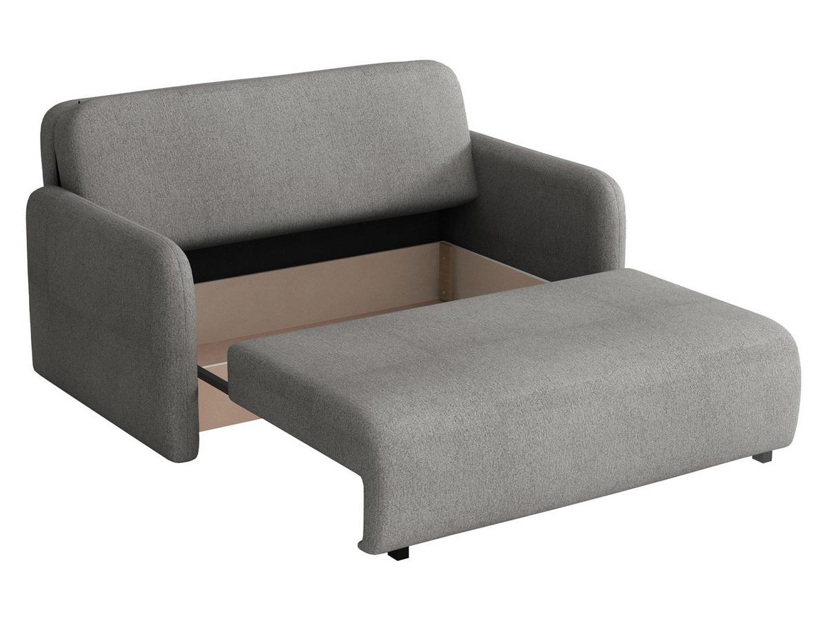 SCHLAFSOFA Viva Sun III - Hellgrau/Schwarz, Holz/Textil (150/85/103cm) - MIRJAN24