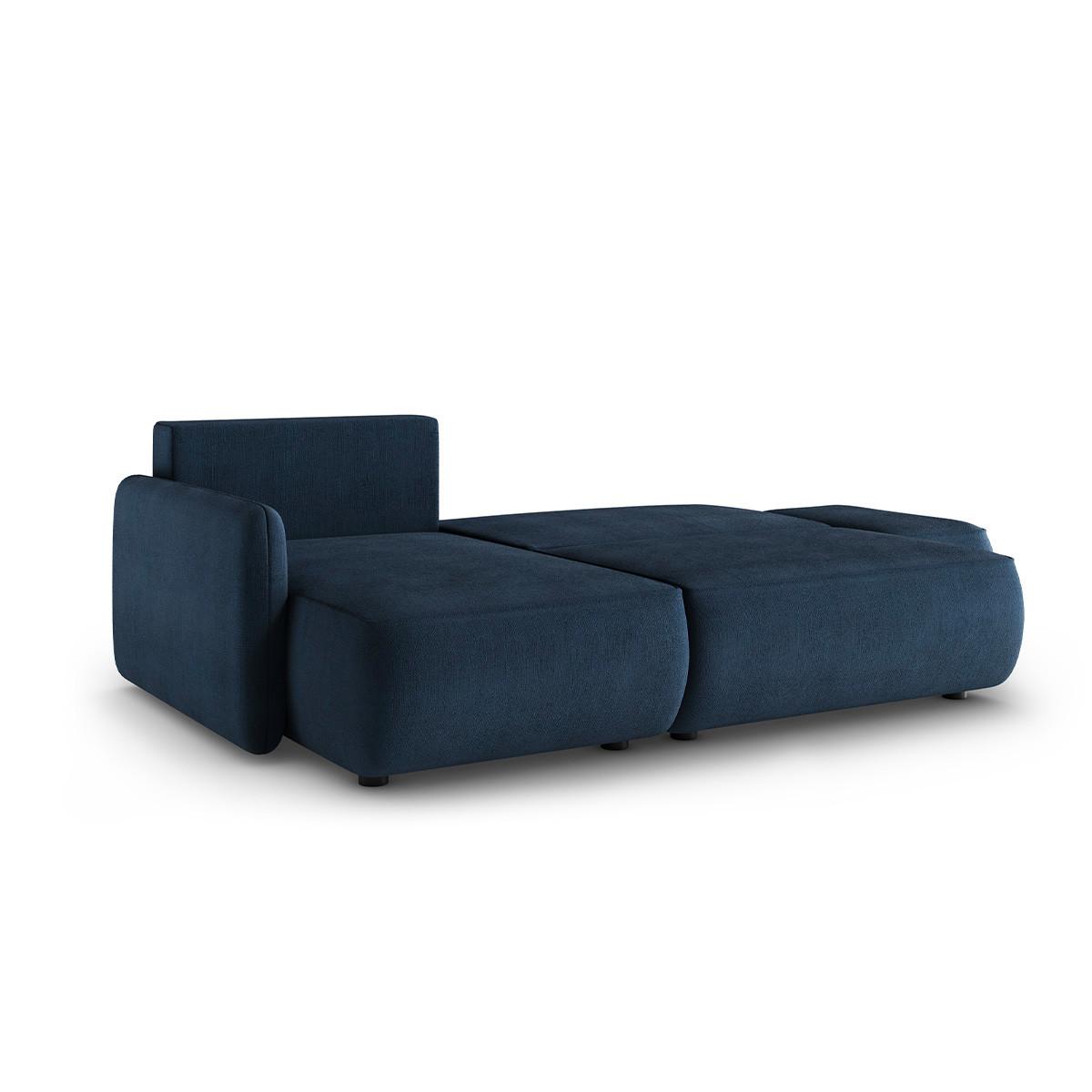 ECKSOFA Alessio 3 Sitzplätze Dunkelblau - Blau, Holz (229/148cm) - Petits-meubles