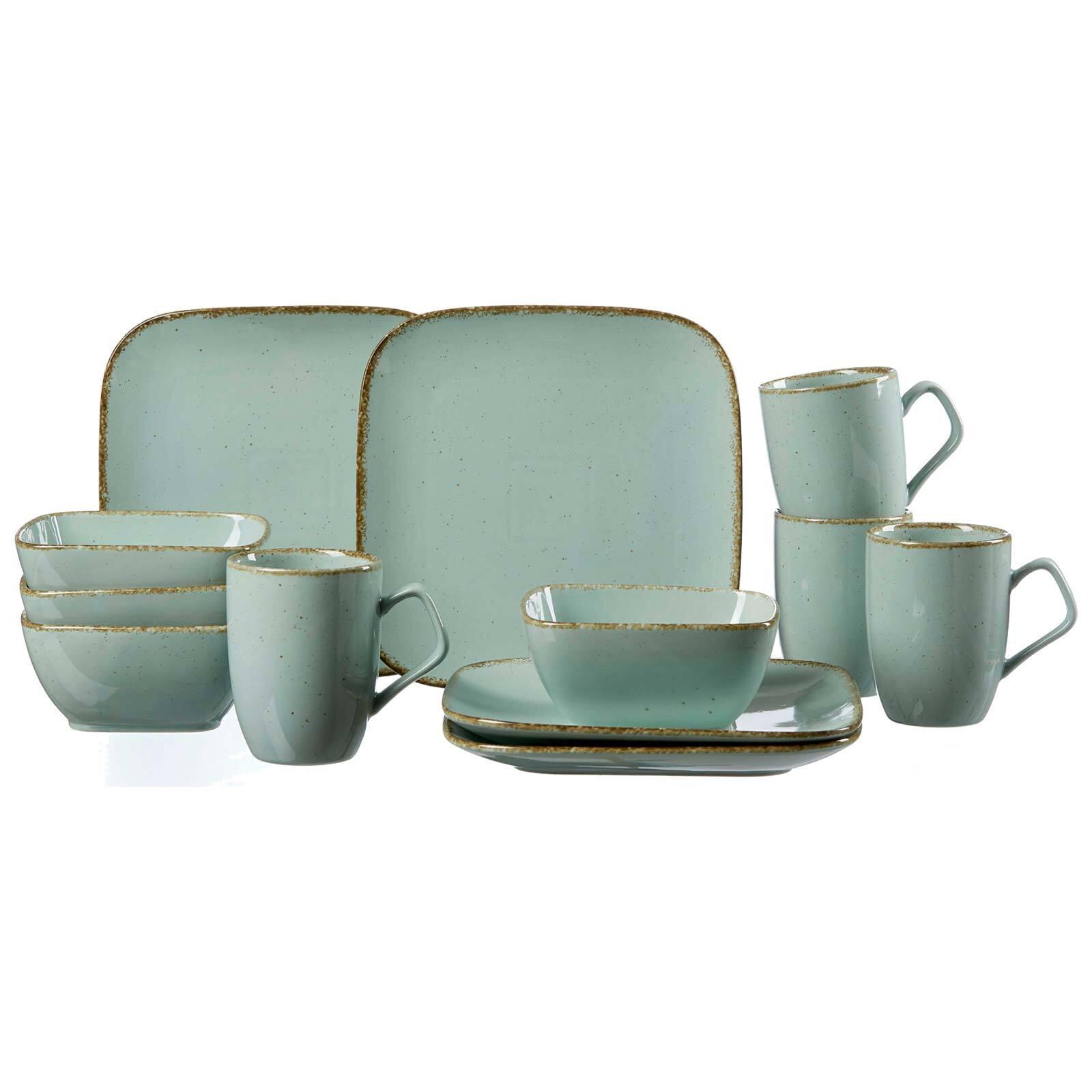 FRÜHSTÜCKS-SET Casa Blau 12-tlg. - Blau, Keramik (30/34/33cm) - Ritzenhoff Breker