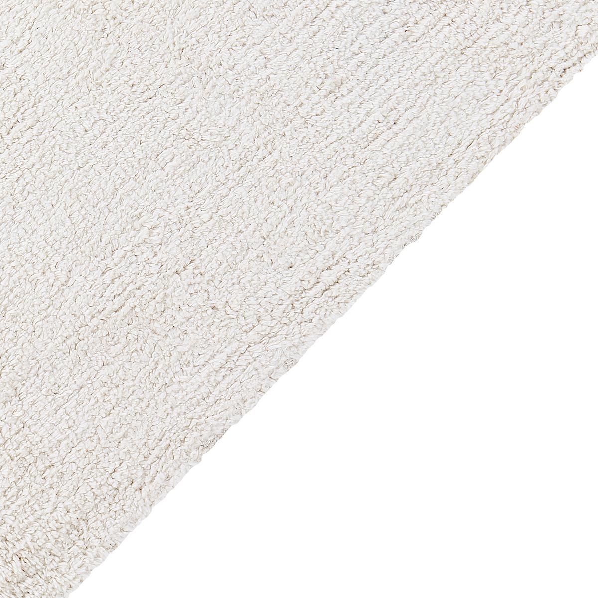 KURZFLOR-TEPPICH Weiß 140/200 cm Astaf - Weiß, Textil (140/200cm) - Beliani