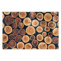 GLASPLATTE für Kamin 120x80 cm - Braun, Glas (120/80/0.4cm) - TULUP