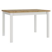 ESSTISCH Alba I S - Eiche Artisan/Weiß, Holz/Holzwerkstoff (80/120/78cm) - MIRJAN24