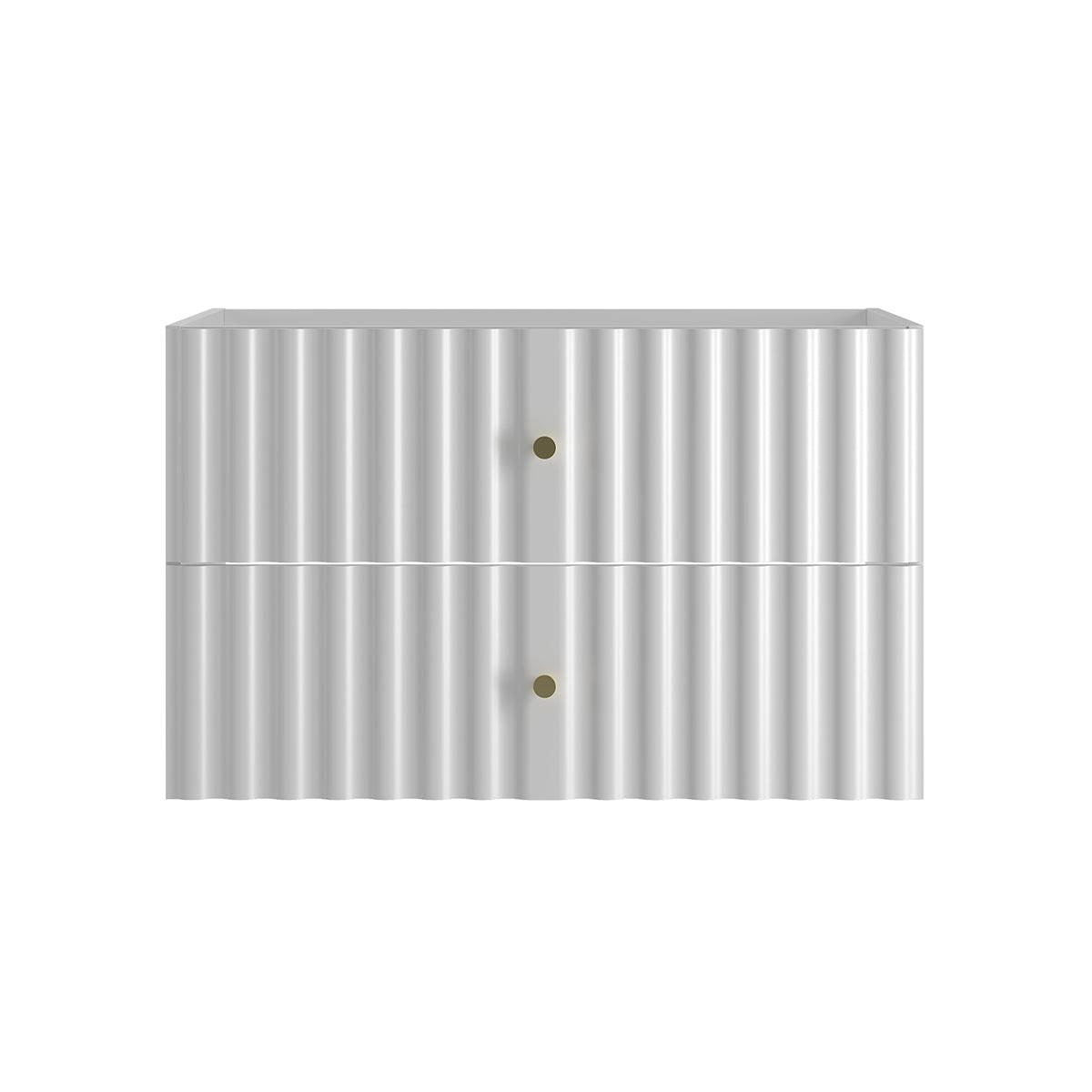 WASCHTISCHUNTERSCHRANK 80cm Izae Weiß - Weiß, Holzwerkstoff (80/50/45.8cm) - Petits-meubles