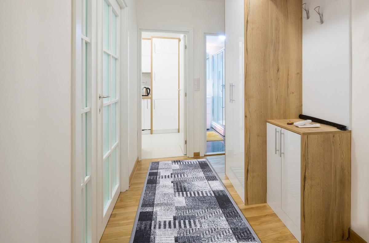 LÄUFER Antirutsch ESSENZA 100/140 cm - Grau, Textil (100/140cm) - rugsX