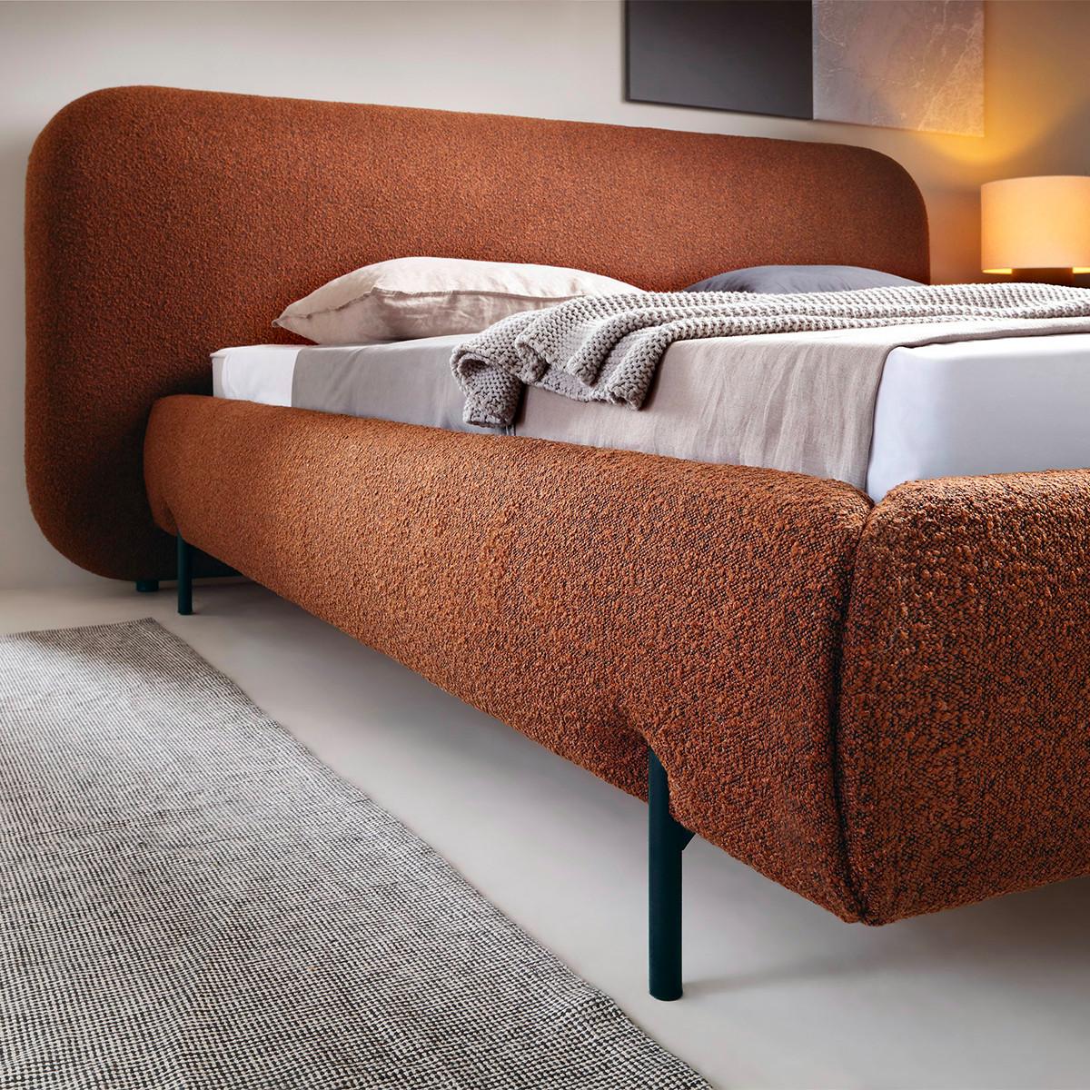 BOXBETT 180/200 Tobias Ziegel - Orange, Holz (180/200cm) - Petits-meubles