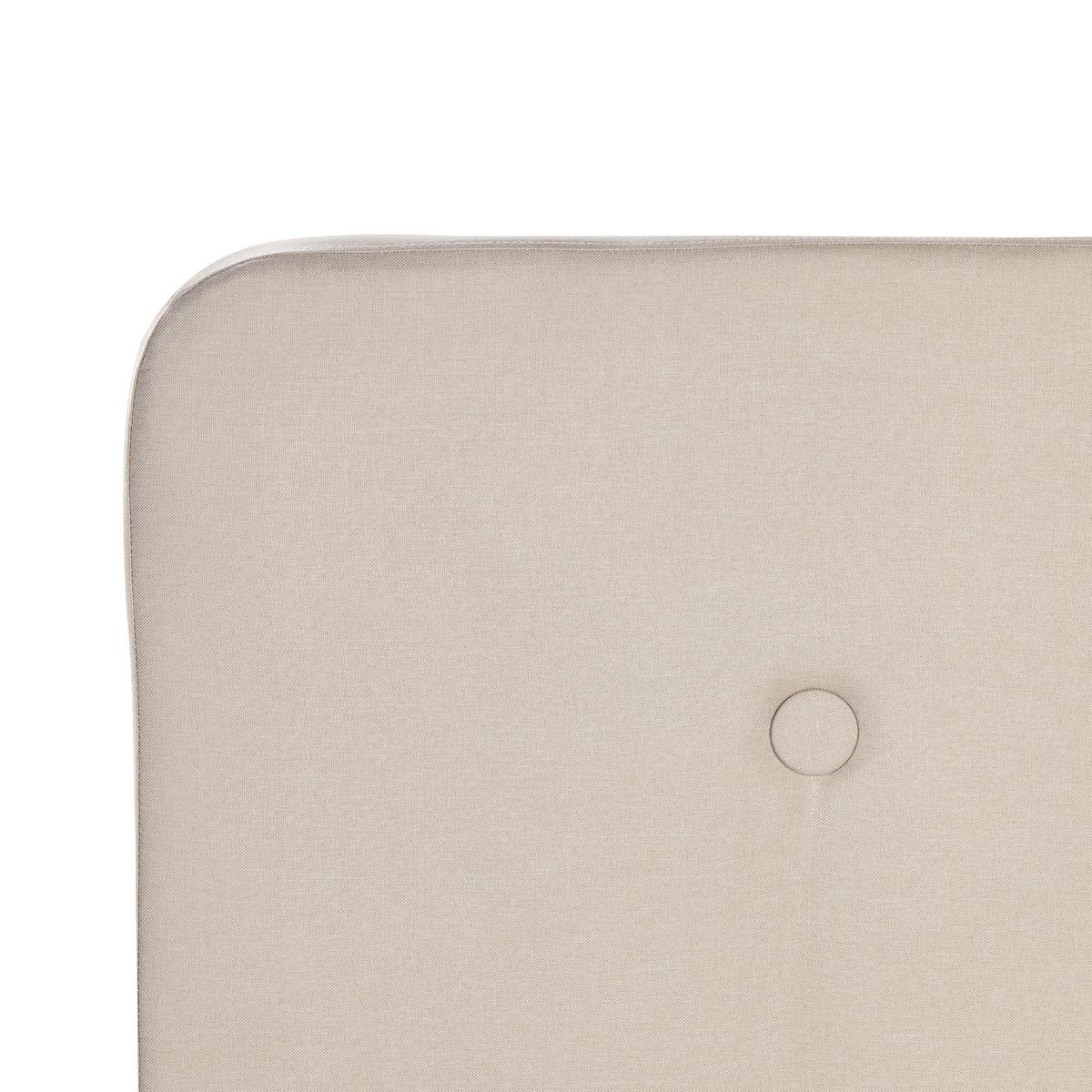 POLSTERBETT Beige 180x200 cmRennes - Hellbraun/Beige, Textil (180/200cm) - Beliani