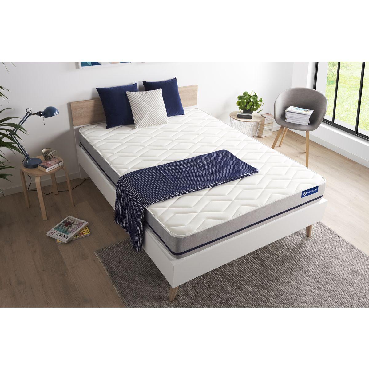 MATRATZE Actilatex soft Latex und Memory-Schaum 80 x 200 cm h2 - Weiß, Textil (80/200cm) - ACTISOM