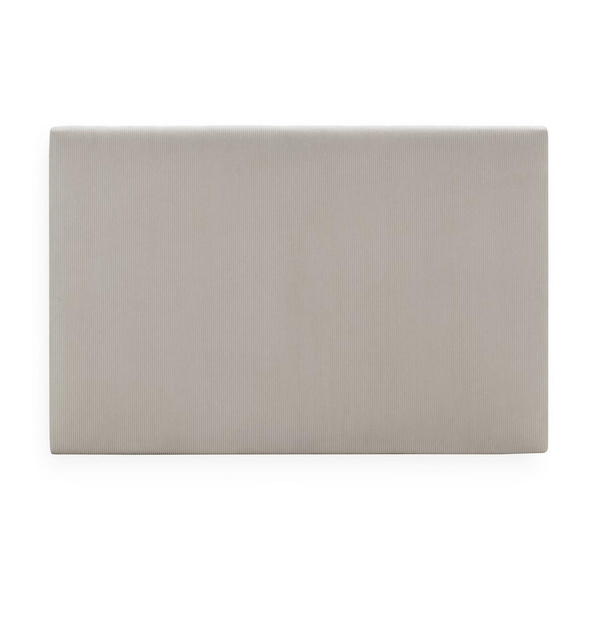 KOPFTEIL Bari 90x60 cm Grau - Grau, Textil (6/90/90cm) - VS Venta-stock
