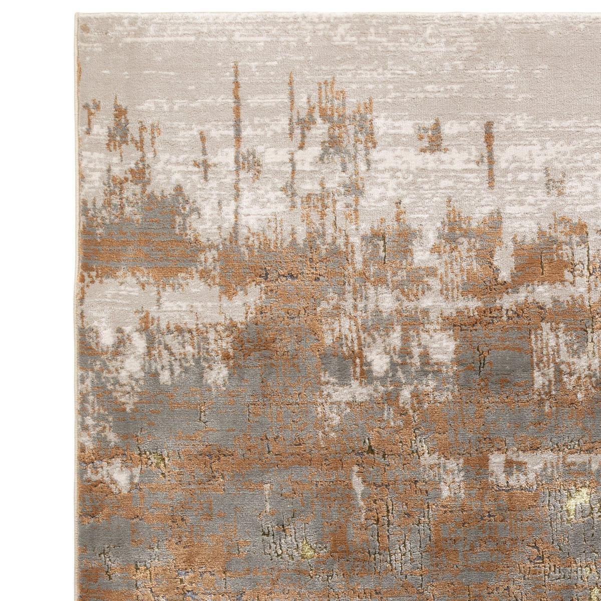 TEPPICH SARNTAL, abstrakt, Gold, 120 x 170 cm - Goldfarben, Textil (170/120cm) - KADIMA DESIGN