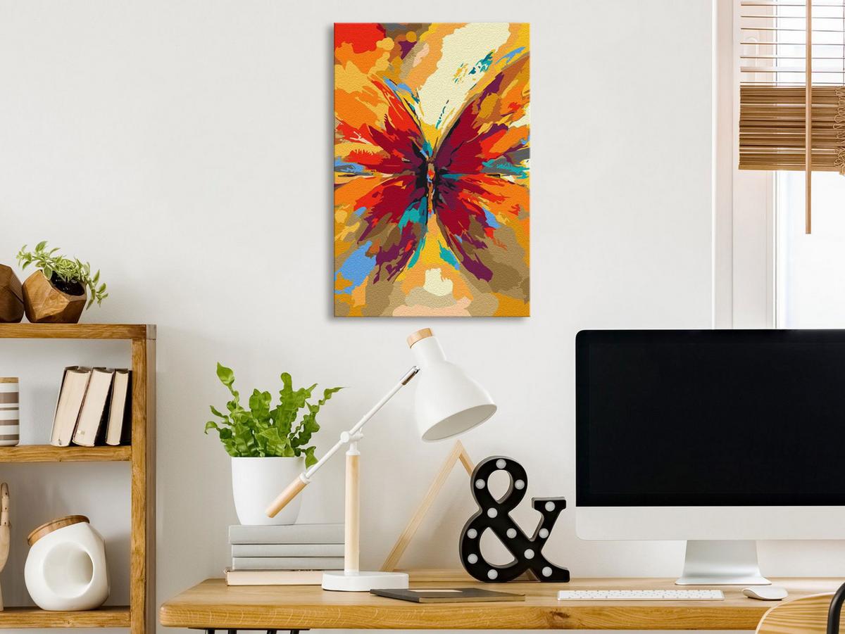 MALEN NACH ZAHLEN 40/50 cm - Multicolor, Textil (1.4/50cm) - KUNSTLOFT