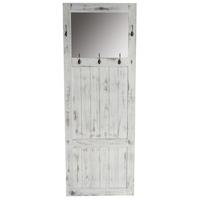 WANDGARDEROBE MIT SPIEGEL SHABBY-LOOK Weiß - Weiß, Holz (65/180/7cm) - MCW