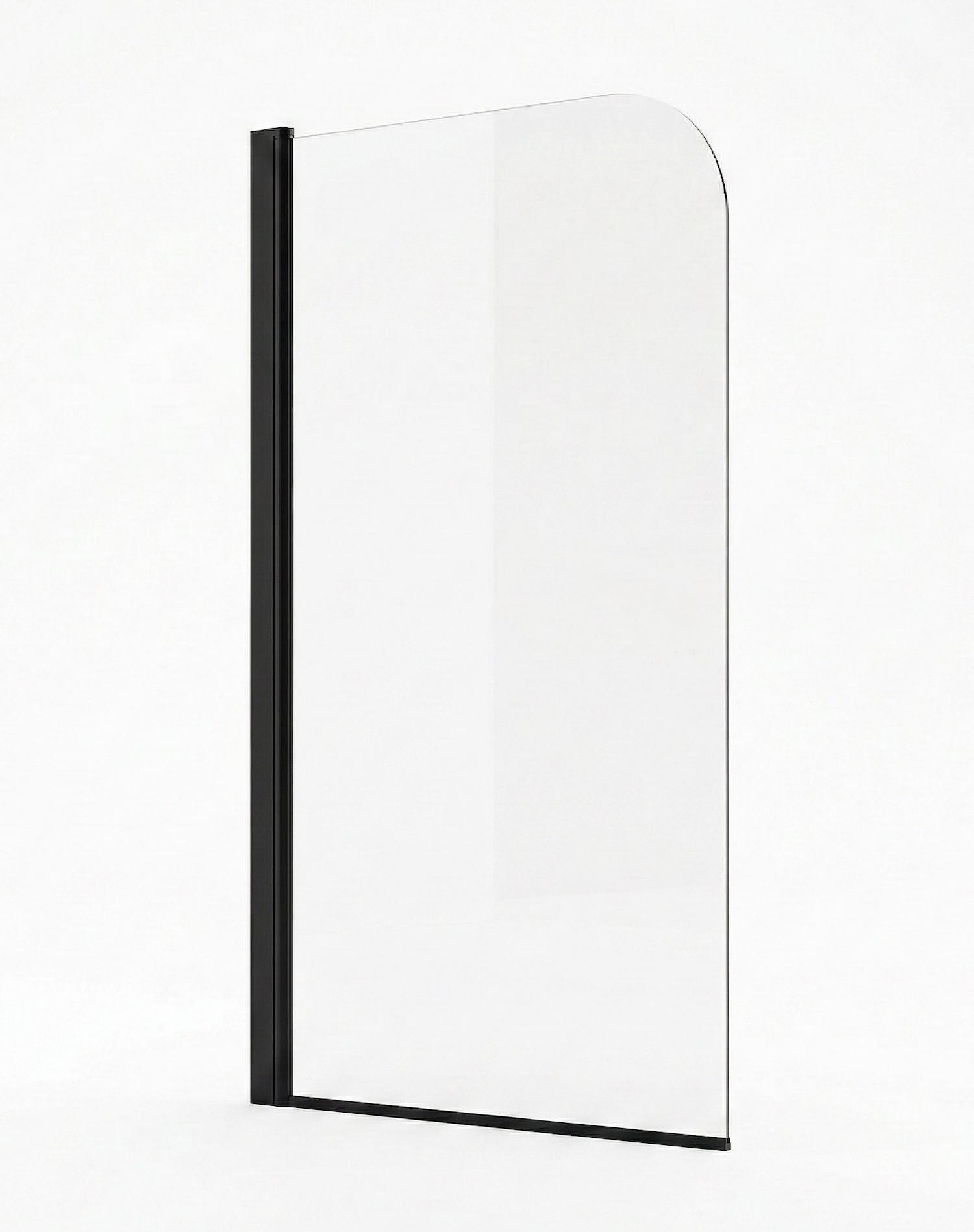 BADEWANNE Torino 1 Teil cm Schwarz - 60 x 140 cm - Schwarz, Glas (60/140cm) - Badplaats