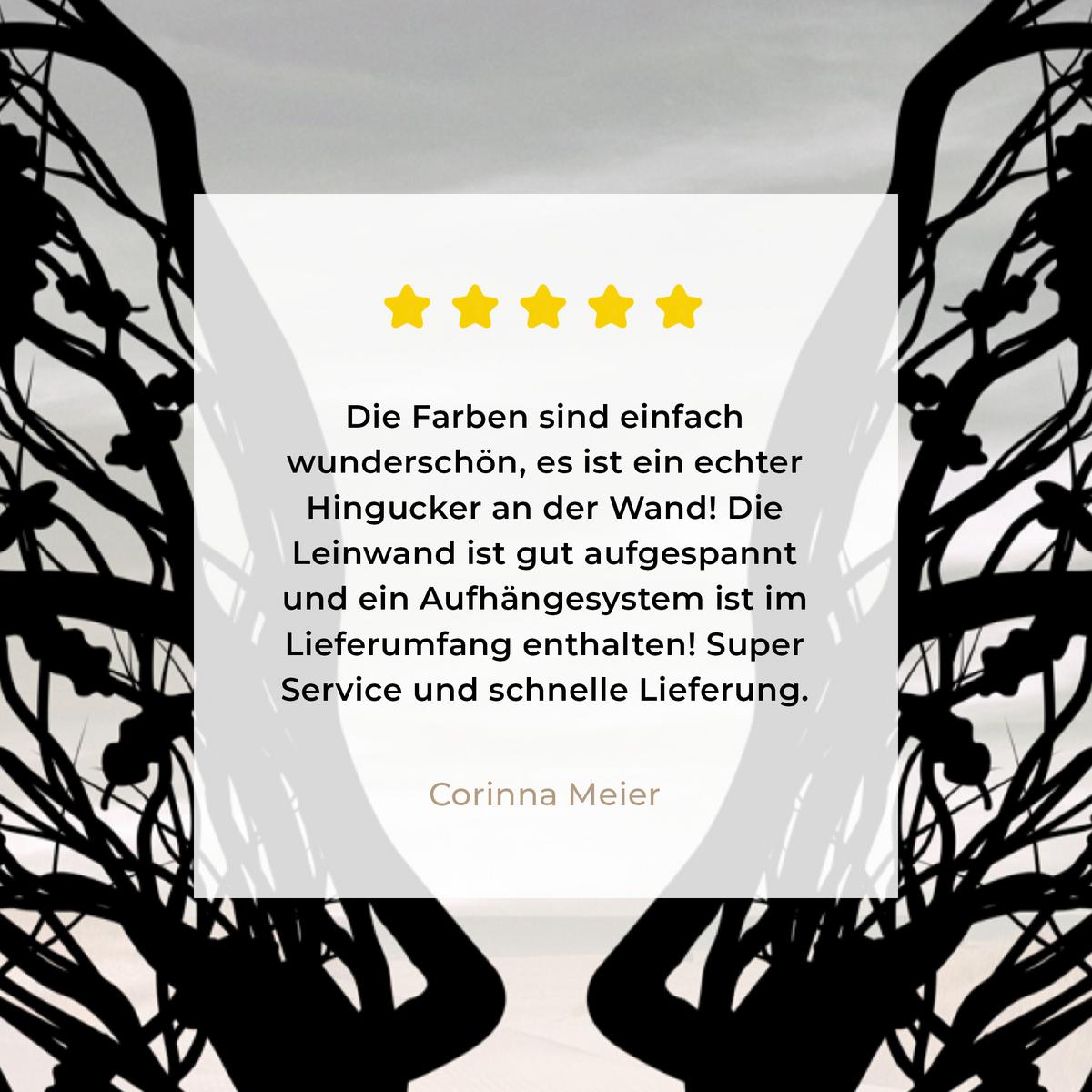LEINWANDBILD Strand - Meer - Menschen - Baum - Moderne Kunst Room Decor 30x40 cm - Hellgrau, Textil (30/40cm) - MuchoWow