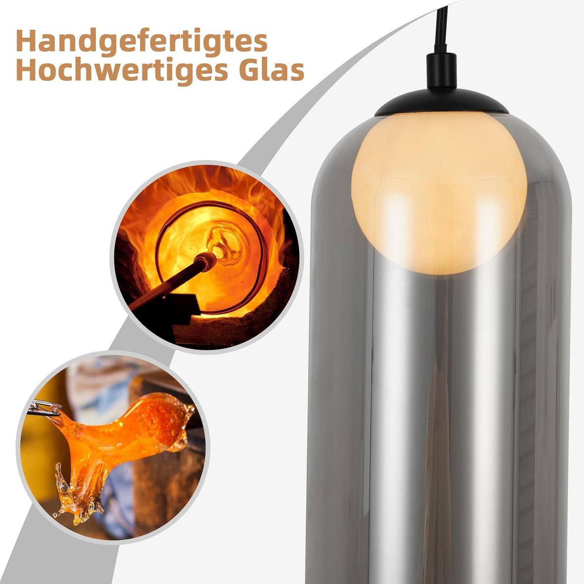 HÄNGELEUCHTE Nolag 10/10/145.5 cm - Schwarz, Metall (145.5/10/10cm) - ZMH